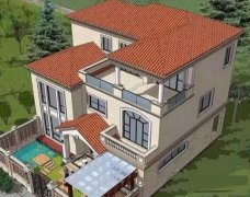 歐式三層別墅，豪華價(jià)優(yōu)，該建棟這樣的和家人享受生活