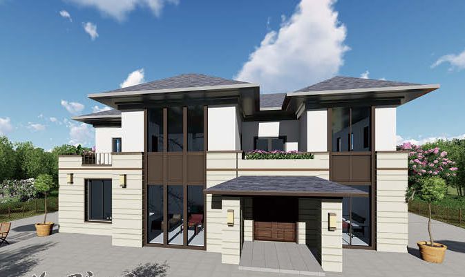 三世同堂就建輕鋼別墅(圖1) 睿婕輕鋼別墅