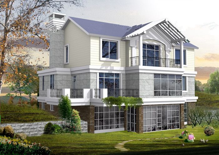 輕鋼別墅真實的造價是多少?(圖1) 睿婕輕鋼別墅