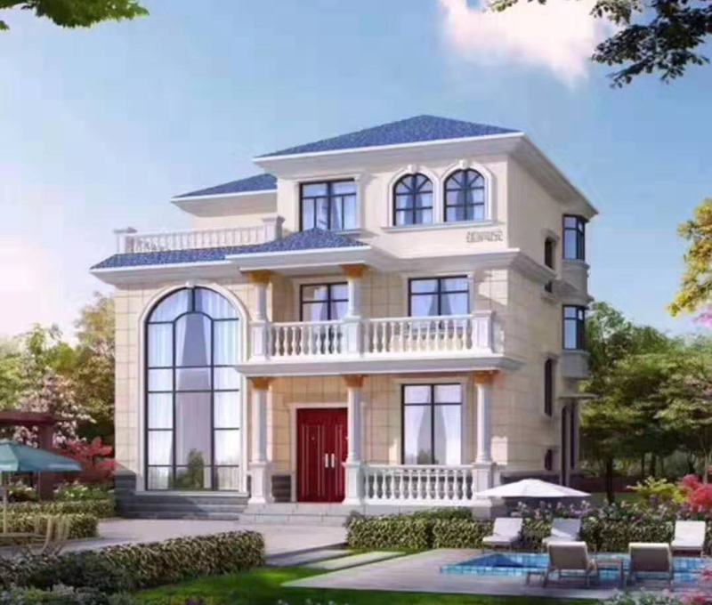 香格里拉輕鋼別墅建筑 30萬起建別墅【免費設(shè)計】(圖1) 睿婕輕鋼別墅