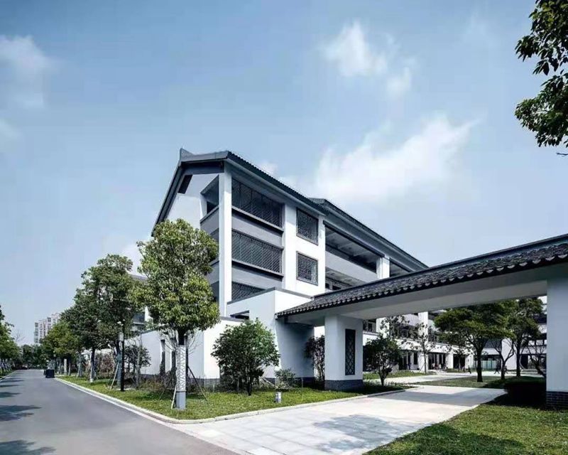 學校該有的樣子,打卡輕鋼網紅基地,“新中式”學校建筑(圖6) 睿婕輕鋼別墅