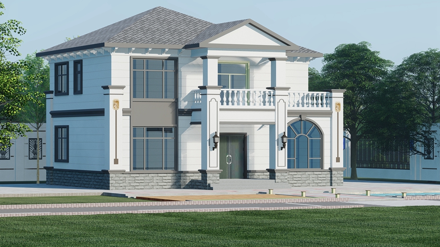 稻田邊的夢(mèng)幻之居:農(nóng)村輕鋼別墅,打造農(nóng)民心頭最愛!(圖2) 稻田邊的夢(mèng)幻之居:農(nóng)村輕鋼別墅,打造農(nóng)民心頭最愛!(圖2)